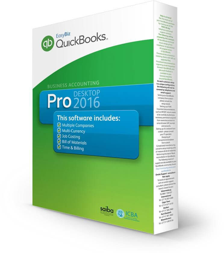 QuickBooks Software V2016